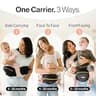 Tushbaby Original Hip Seat Baby Carrier with Ergonomic Memory Foam Seat