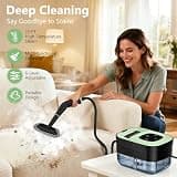 WSRYYCC 1500W Portable Steam Cleaner with 6-Level Touch Control Interface