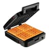 KRUPS 1200W 4-Slice Belgian Waffle Maker with Removable Dishwasher-Safe Plates
