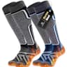 Cirorld Seamless Toe High-Content Merino Wool Insulated Ski Socks (2-Pair)