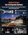 70mai 4K T800E 3-Channel Dash Cam with Infrared Cabin Camera for Rideshare