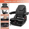 TICSEA High-Back Ergonomic Fold-Down Tractor Suspension Seat
