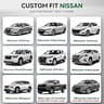 GIANT PANDA Air Cool Mesh Tailored Front Seat Covers with Orthopedic Sponge