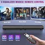 Puriom 100W Detachable Smart TV Soundbar and Stereo Tower Speaker System