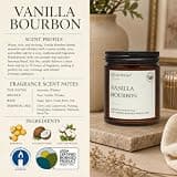 Arctic Wicks Vanilla Bourbon Coconut & Beeswax Scented Candle, 9 Ounces