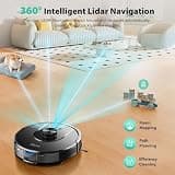 Tikom L8000 Plus Robot Vacuum and Mop Combo with 90-Day Self-Empty Station