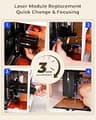 ATOMSTACK P1 Unibody Dual Laser Engraver with 5W Diode and 1.2W Infrared Lasers