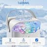 CUXPOXTU 4-in-1 USB Evaporative Air Cooler with 1600ml Tank and Magnetic Fan Blades
