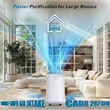 Nuwave Forever Smart Air Purifier, 7-Stage Washable System, 2002 Sq Ft