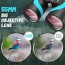 Tinllaans 15x55 UHD Waterproof Binoculars with BAK4 Prisms & Smartphone Photo Adapter