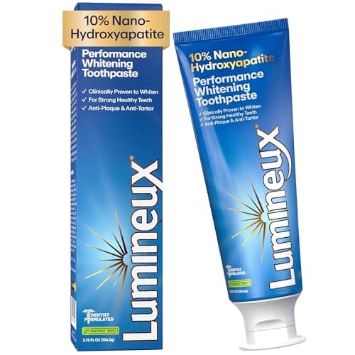 Lumineux Performance Whitening Nano Hydroxyapatite Toothpaste, 10% Enamel Support Formula