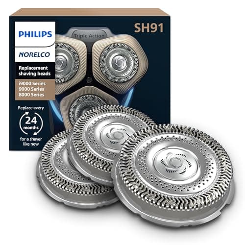 Philips Norelco Genuine SH91/52 Replacement Shaving Heads for Series 9000