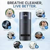 LKT Portable Ozone Generator for Car Odor Removal and Pet Smoke Deodorization