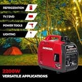 Honda EU2200i 2200-Watt 120-Volt Super Quiet Portable Inverter Generator