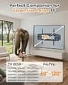 WHYFONE Extra Heavy Duty Full Motion TV Wall Mount For 60 to 120 Inch TVs