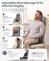 COMFIER Portable Massager Chair Pad with Heat and Waist Air Compression