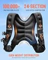 Renoj Fixed Weighted Vest for Women and Men with Integrated Phone Holder (10 lbs)