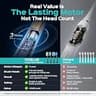 COSLUS C30 Adult Sonic Electric Toothbrush with 5 Modes & Travel Case
