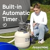 AQUASTRONG 16-Inch 3,800 GPH Sand Filter Pump with 24-Hour Programmable Timer