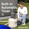 AQUASTRONG 16-Inch 3,800 GPH Sand Filter Pump with 24-Hour Programmable Timer
