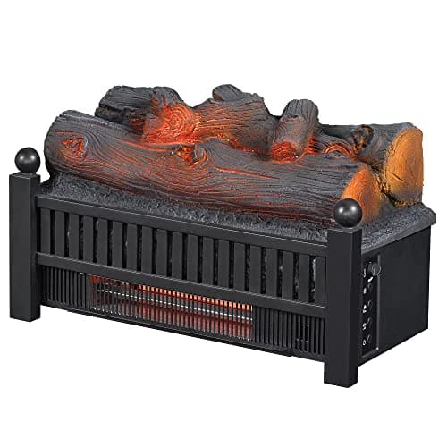 duraflame Electric Log Set Insert with 1,000 Sq Ft Infrared Quartz Heater