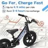 Hiboy BK1 Electric Balance Bike with 12-Inch Air-Filled Tires and V-Brakes