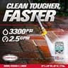 Simpson PowerShot PS3228 3300 PSI Commercial Gas Pressure Washer with Honda Engine