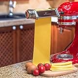 Gvode Stainless Steel Pasta Roller Attachment with 8 Adjustable Thickness Settings