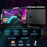 Samsung Odyssey G9 49-Inch DQHD 240Hz 1ms 1000R Curved Ultrawide Gaming Monitor