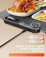 FEPPO XXL Roll-Up Silicone Electric Food Warming Mat for Large Events (35 x 16 In)