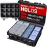 Turokacase Extra Large Graded Card Storage Box with 8 Adjustable Dividers