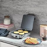 Cuisinart WAF-300NAS 4-Slice Belgian Waffle and Pancake Maker with Ceramic Plates