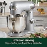 Cuisinart SM-50BCNAS 12-Speed 5.5-Quart Tilt-Head Stand Mixer, Silver