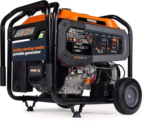 Generac 12,500-Watt Tri-Fuel Portable Generator with COsense Safety Technology