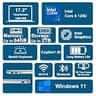 HP 17.3" HD+ Anti-Glare Touchscreen Laptop (Intel Core 5 120U, 32GB RAM, 1TB SSD)