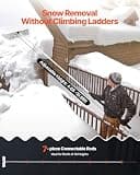 VEVOR 20-Foot Adjustable Aluminum Roof Snow Rake