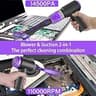 Meudeen 3-in-1 14500 Pa Computer Vacuum and 110,000 RPM Cordless Air Duster