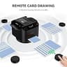 KPAW Automatic Card Shuffler and Dealer with 4 Drawing Remotes, Black