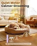 Veeconn 4-in-1 Waterproof Dog Clipper Kit with 7,500 RPM Motor & 4 Guide Combs