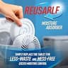 DampRid Reusable Moisture Absorber Drop-In System, Fragrance-Free, 15.8 oz