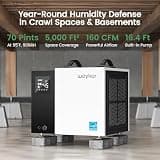 Waykar 70-Pint Energy Star Certified Crawl Space Dehumidifier with Built-In Pump