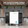 Waykar 70-Pint Energy Star Certified Crawl Space Dehumidifier with Built-In Pump
