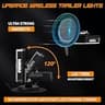 SAKFEP 2.4GHz Magnetic Wireless Trailer Lights with IP67 Waterproofing