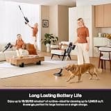 Eureka ReactiClean 410 Cordless Stick Vacuum with Detachable Battery & HEPA Filter
