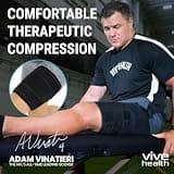 Vive Thigh Brace Adjustable Support Wrap for Hamstring and Groin Relief