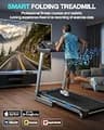 WELLFIT Pre-Assembled Treadmill with 15% Incline and 4.0 HP Fast Motor