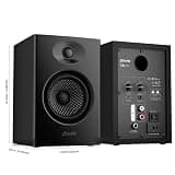OHAYO 60W Active Bookshelf Computer Speakers with Bluetooth 5.3 and AUX