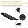 BIGGCOOL Breathable 2-Layer Corrective Heel Wedges for Supination Relief