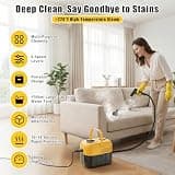 DXD Portable 2500W High-Pressure Steam Cleaner System with 21 Attachments