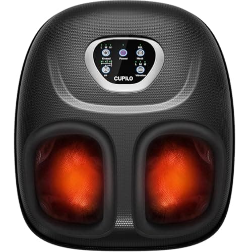 CuPiLo Foot Massager FSA Eligible HSA Upgraded Shiatsu Kneading Machine